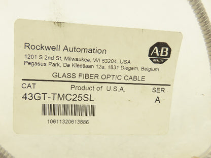Allen Bradley 43GT-TMC25SL Glass Fiber Optic Cable Stainless 36" Ser A