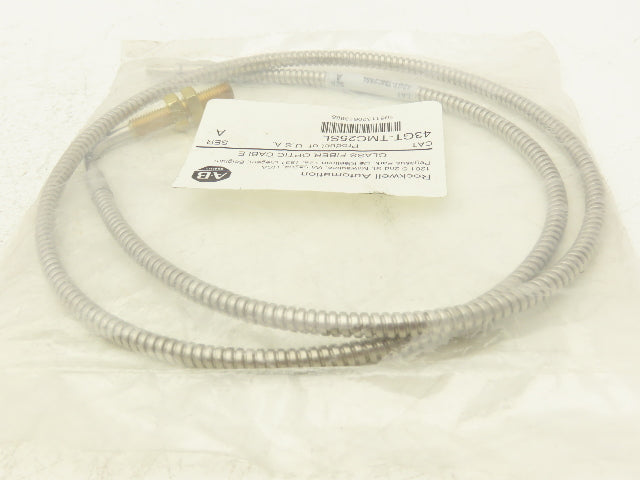 Allen Bradley 43GT-TMC25SL Glass Fiber Optic Cable Stainless 36" Ser A