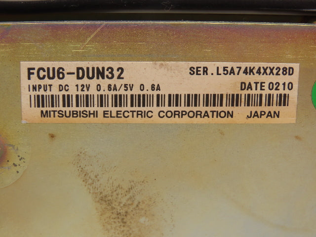 Mitsubishi FCU6-DUN32 Control Display LCD System Module 10" Screen