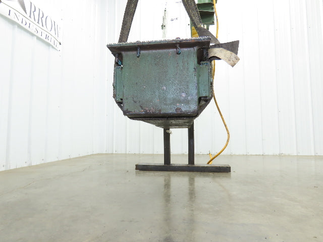 Livonia 8"x 74"L Magnetic Belt-Less Incline Chip Conveyor 50" Discharge 230/460V