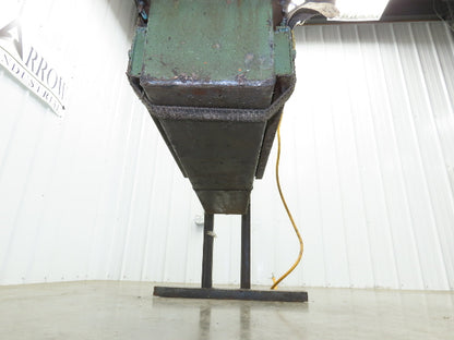 Livonia 8"x 74"L Magnetic Belt-Less Incline Chip Conveyor 50" Discharge 230/460V