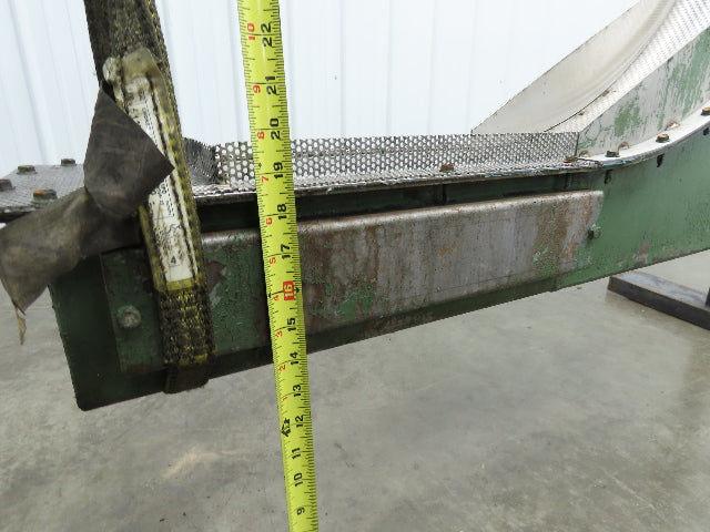 Livonia 8"x 74"L Magnetic Belt-Less Incline Chip Conveyor 50" Discharge 230/460V