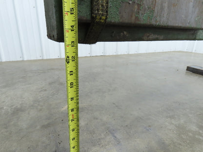 Livonia 8"x 74"L Magnetic Belt-Less Incline Chip Conveyor 50" Discharge 230/460V