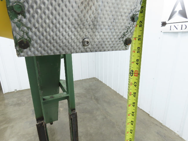 Livonia 8"x 74"L Magnetic Belt-Less Incline Chip Conveyor 50" Discharge 230/460V