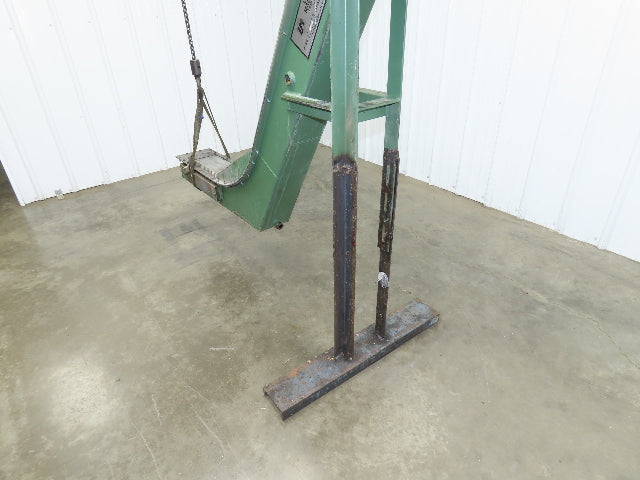 Livonia 8"x 74"L Magnetic Belt-Less Incline Chip Conveyor 50" Discharge 230/460V