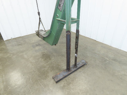 Livonia 8"x 74"L Magnetic Belt-Less Incline Chip Conveyor 50" Discharge 230/460V