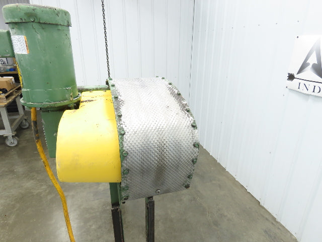Livonia 8"x 74"L Magnetic Belt-Less Incline Chip Conveyor 50" Discharge 230/460V
