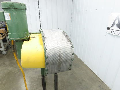 Livonia 8"x 74"L Magnetic Belt-Less Incline Chip Conveyor 50" Discharge 230/460V