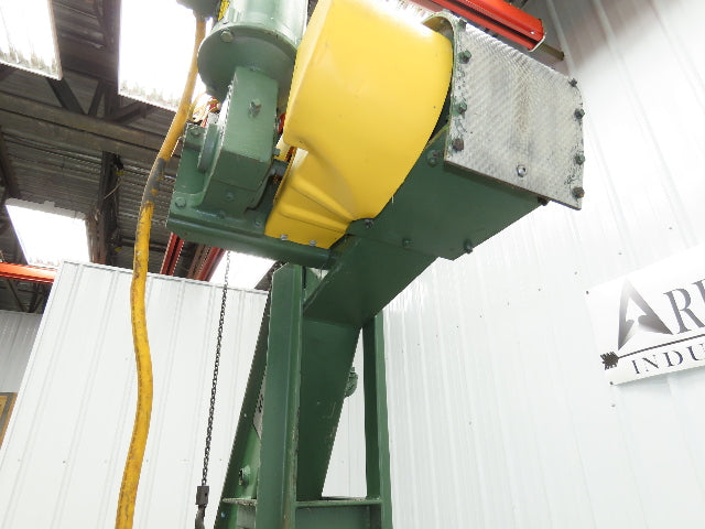 Livonia 8"x 74"L Magnetic Belt-Less Incline Chip Conveyor 50" Discharge 230/460V