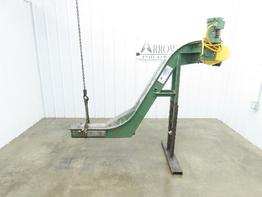 Livonia B-8  8"x 74"L Magnetic Incline Chip Conveyor 50" Discharge 230/460V