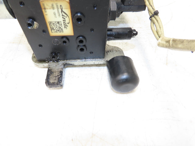 Linde L0009443761 Hydraulic 4-Lever Spool Valve Forklift Mast Control Off E32CL