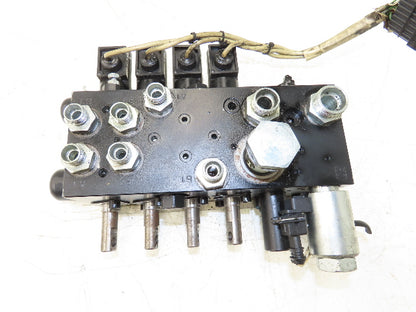 Linde L0009443761 Hydraulic 4-Lever Spool Valve Forklift Mast Control Off E32CL