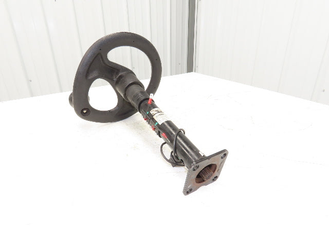 Linde 12855421000 Forklift Steering Wheel & Column W/Horn Removed From E32CL