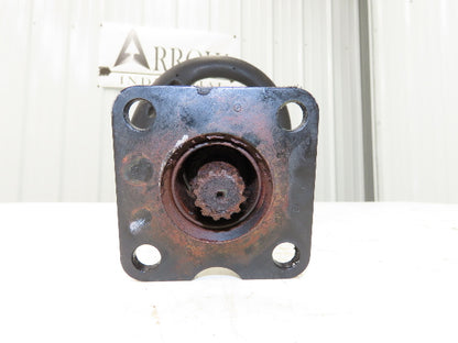 Linde 12855421000 Forklift Steering Wheel & Column W/Horn Removed From E32CL