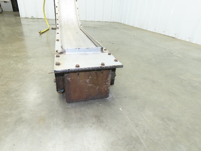 Livonia 8"x 87"L Magnetic Belt-Less Incline Chip Conveyor 42"Discharge 230/460V