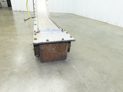 Livonia 8"x 87"L Magnetic Belt-Less Incline Chip Conveyor 42"Discharge 230/460V