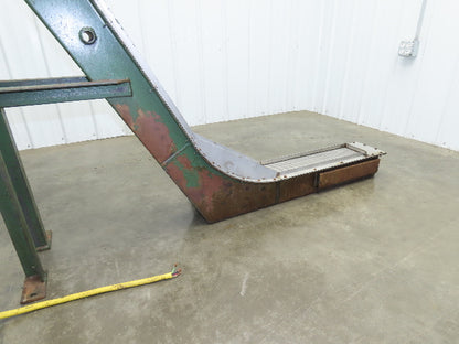 Livonia 8"x 87"L Magnetic Belt-Less Incline Chip Conveyor 42"Discharge 230/460V