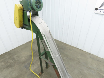 Livonia 8"x 87"L Magnetic Belt-Less Incline Chip Conveyor 42"Discharge 230/460V