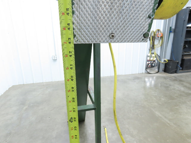 Livonia 8"x 87"L Magnetic Belt-Less Incline Chip Conveyor 42"Discharge 230/460V