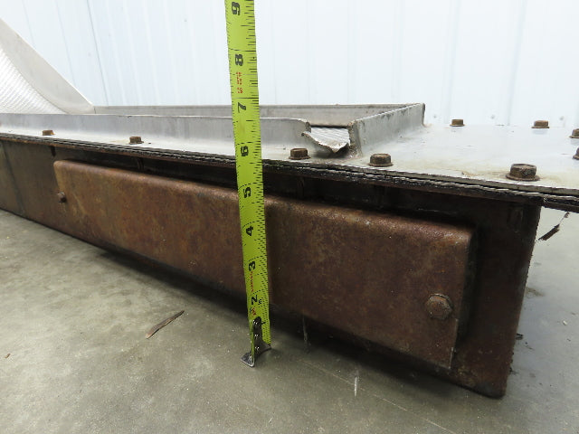 Livonia 8"x 87"L Magnetic Belt-Less Incline Chip Conveyor 42"Discharge 230/460V