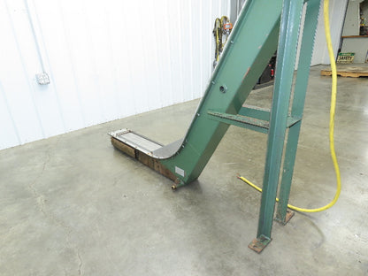 Livonia 8"x 87"L Magnetic Belt-Less Incline Chip Conveyor 42"Discharge 230/460V