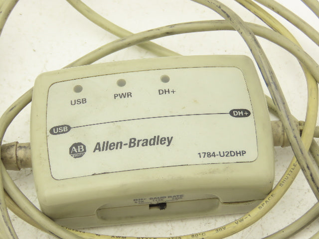 Allen Bradley 1784-U2DHP/A USB-to-Data Highway Plus 8-Pin DIN Cable FW/REV 1.007