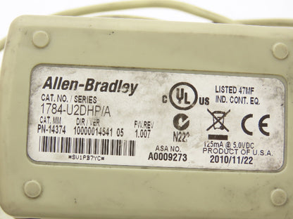 Allen Bradley 1784-U2DHP/A USB-to-Data Highway Plus 8-Pin DIN Cable FW/REV 1.007