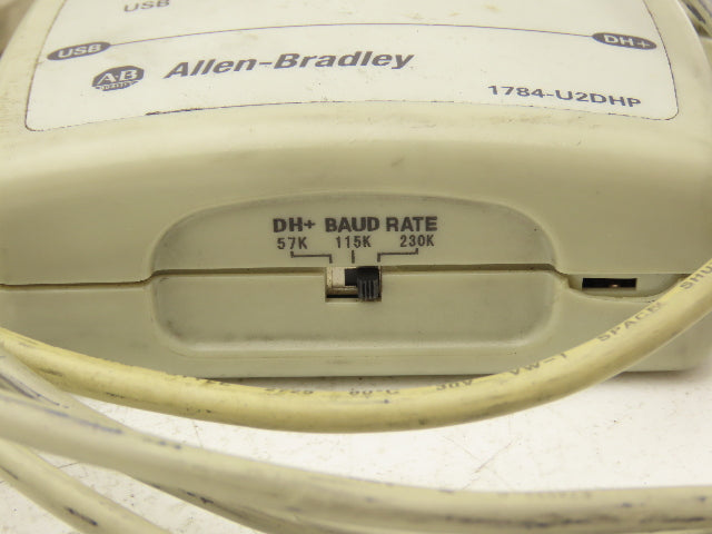 Allen Bradley 1784-U2DHP/A USB-to-Data Highway Plus 8-Pin DIN Cable FW/REV 1.007