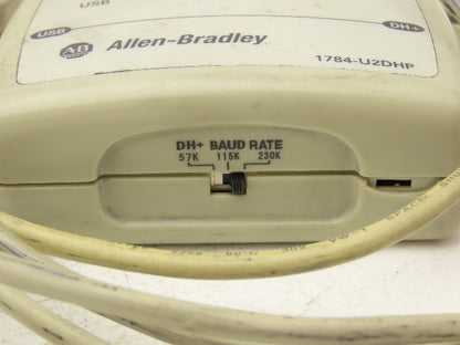 Allen Bradley 1784-U2DHP/A USB-to-Data Highway Plus 8-Pin DIN Cable FW/REV 1.007