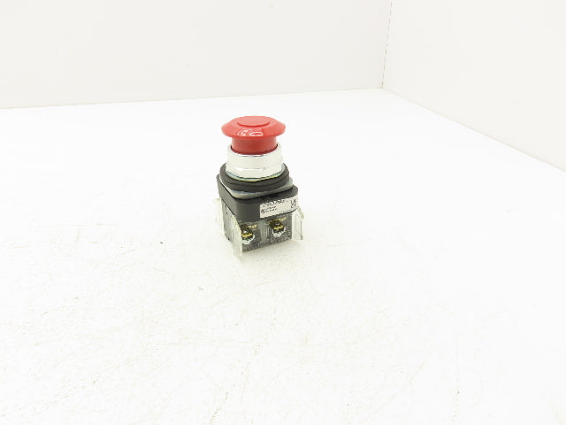 Allen Bradley 800T-FX6D4 30mm E-Stop Pushbutton Push-Pull Ser T 800T-XD4 2NO