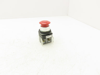 Allen Bradley 800T-FX6D4 30mm E-Stop Pushbutton Push-Pull Ser T 800T-XD4 2NO