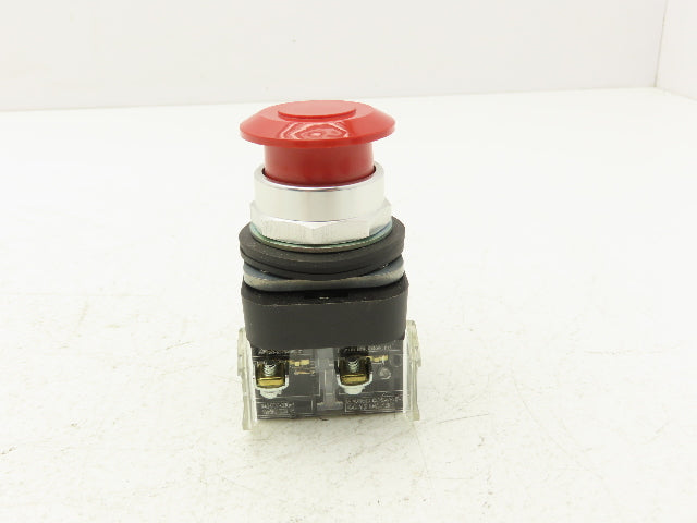 Allen Bradley 800T-FX6D4 30mm E-Stop Pushbutton Push-Pull Ser T 800T-XD4 2NO