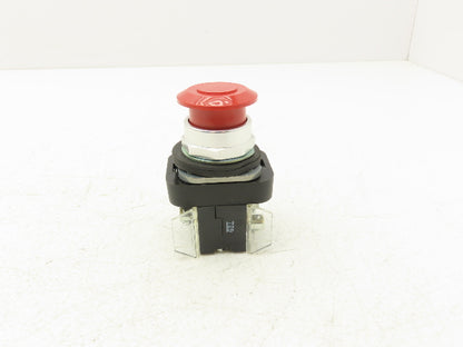Allen Bradley 800T-FX6D4 30mm E-Stop Pushbutton Push-Pull Ser T 800T-XD4 2NO