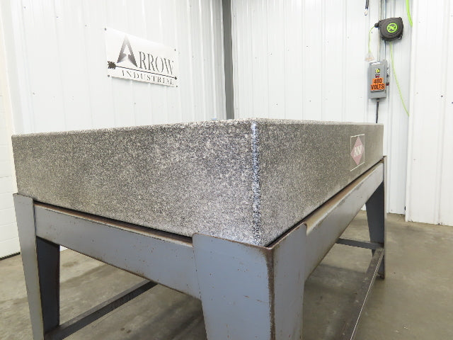 Rahn Granite Surface Inspection Plate Grade A 60" x 36" x 8" w/Stand