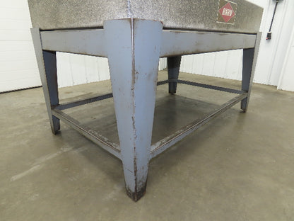 Rahn Granite Surface Inspection Plate Grade A 60" x 36" x 8" w/Stand