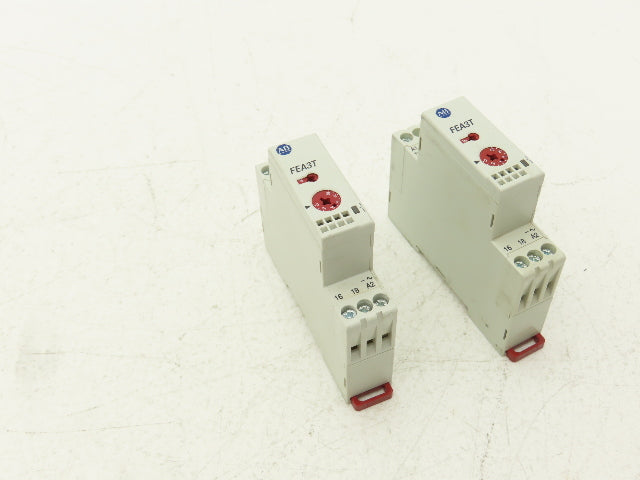 Allen Bradley 700-FEA3TU23 On-Delay Timer Relay 24-240VAC  24-48VDC Lot of 2