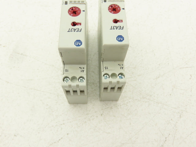 Allen Bradley 700-FEA3TU23 On-Delay Timer Relay 24-240VAC  24-48VDC Lot of 2
