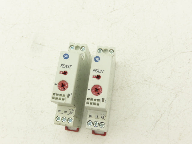 Allen Bradley 700-FEA3TU23 On-Delay Timer Relay 24-240VAC  24-48VDC Lot of 2