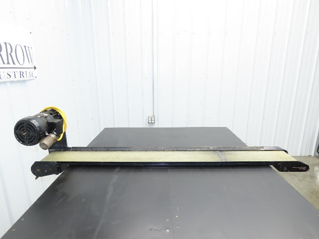 Pax D0805-NL040A 8"x 58"L Low Profile Belt Conveyor Die Press Bolster Scrap 115V