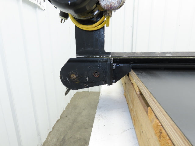 Pax D0805-NL040A 8"x 58"L Low Profile Belt Conveyor Die Press Bolster Scrap 115V