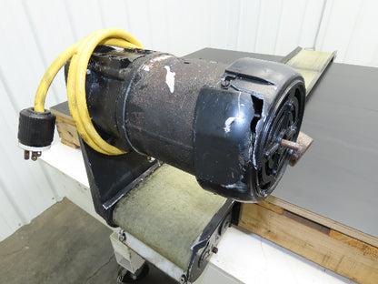 Pax D0805-NL040A 8"x 58"L Low Profile Belt Conveyor Die Press Bolster Scrap 115V