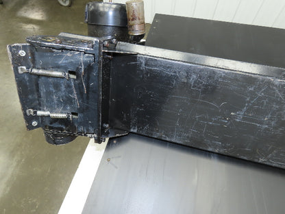 Pax D0805-NL040A 8"x 58"L Low Profile Belt Conveyor Die Press Bolster Scrap 115V