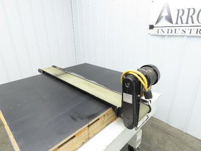 Pax D0805-NL040A 8"x 58"L Low Profile Belt Conveyor Die Press Bolster Scrap 115V