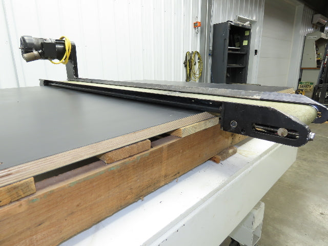 Pax D0805-NL040A 8"x 58"L Low Profile Belt Conveyor Die Press Bolster Scrap 115V