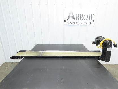 Pax D0805-NL040A 8"x 58"L Low Profile Belt Conveyor Die Press Bolster Scrap 115V