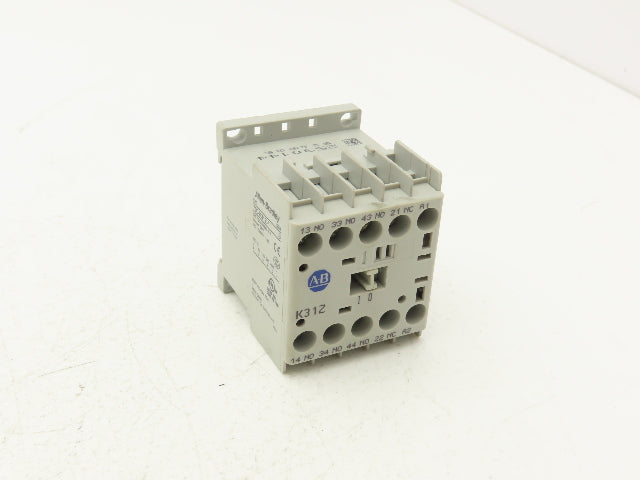 Allen Bradley 700-K31Z-KJ Mini Contactor Relay 600V 24VDC Coil 3NO/1NC Lot of 3
