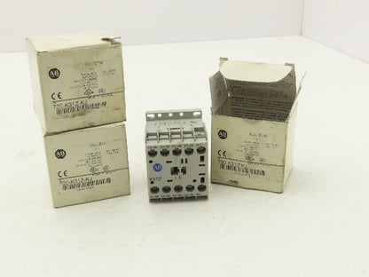Allen Bradley 700-K31Z-KJ Mini Contactor Relay 600V 24VDC Coil 3NO/1NC Lot of 3