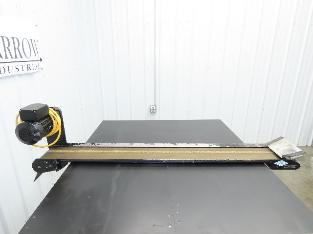 Pax G0805-NL040 8"x 58"L Low Profile Belt Conveyor Die Press Bolster Scrap 115V