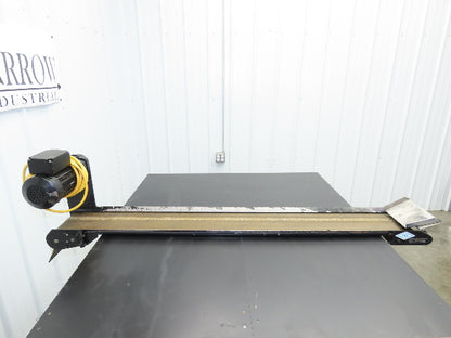 Pax G0805-NL040 8"x 58"L Low Profile Belt Conveyor Die Press Bolster Scrap 115V