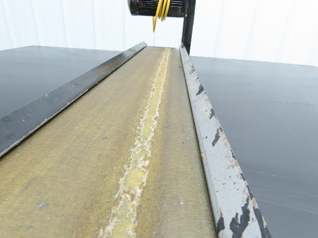 Pax G0805-NL040 8"x 58"L Low Profile Belt Conveyor Die Press Bolster Scrap 115V